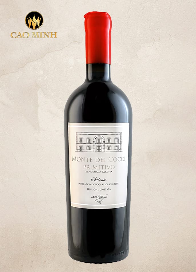 Rượu Vang Ý Monte Dei Cocci Primitivo