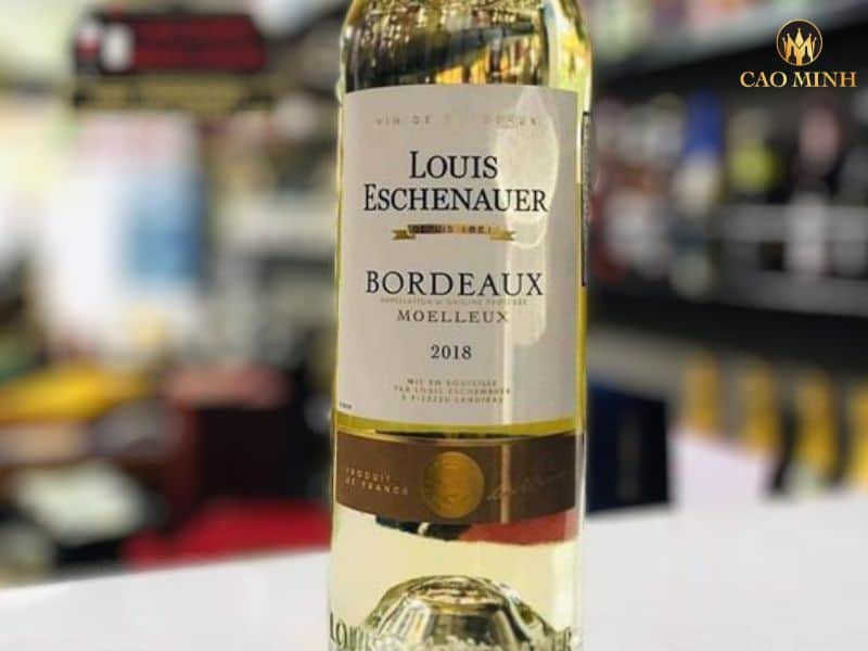 Nếm thử hương vị tuyệt vời của chai rượu vang Louis Eschenauer Bordeaux Moelleux