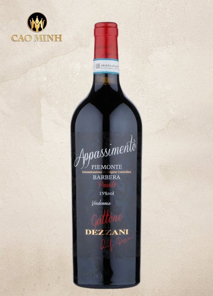 Rượu Vang Ý Appassimento Gattone Dezzani Barbera Piemonte