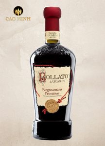 Rượu Vang Ý  Bollato Di Guarini Negroamaro Primitivo