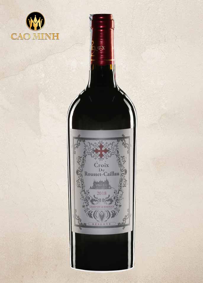 Rượu vang Pháp Croixde Rousset Caillau Bordeaux