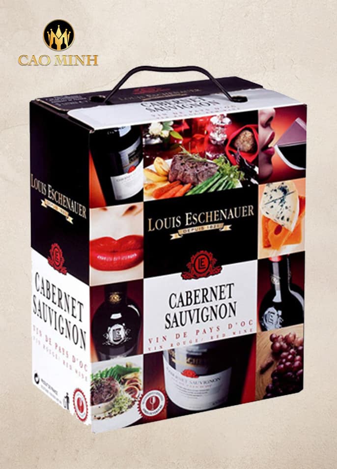 Rượu Vang Bịch Pháp Louis Eschenauer Cabernet Sauvignon 5L