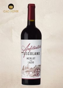 Rượu Vang Ý Anfiteatro Tuscolano Merlot I.G.P