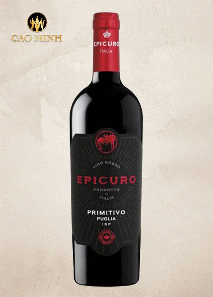 Rượu Vang Ý Epicuro Primitivo Puglia I.G.T