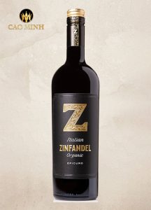Rượu Vang Ý Epicuro Zinfandel Organic 