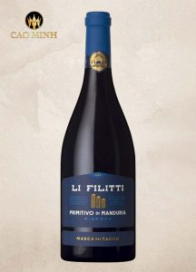 Rượu Vang Ý Li Filitti Primitivo Di Manduria