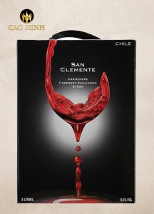 Rượu Vang Bịch Chile San Clemente 3L
