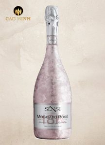 Rượu Vang Ý Sensi Moscato Rosé Sparkling 18K