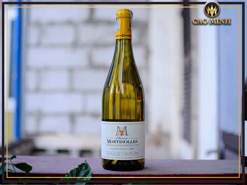 Vang Pháp Martinolles Chardonnay Classic Pays D.O.C
