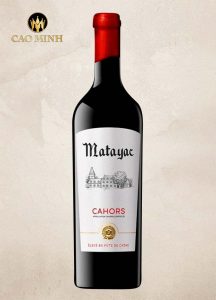 Rượu vang Pháp Matayac Cahors Malbec