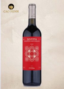Rượu Vang Ý Sistina Montepulciano d'Abruzzo D.O.C