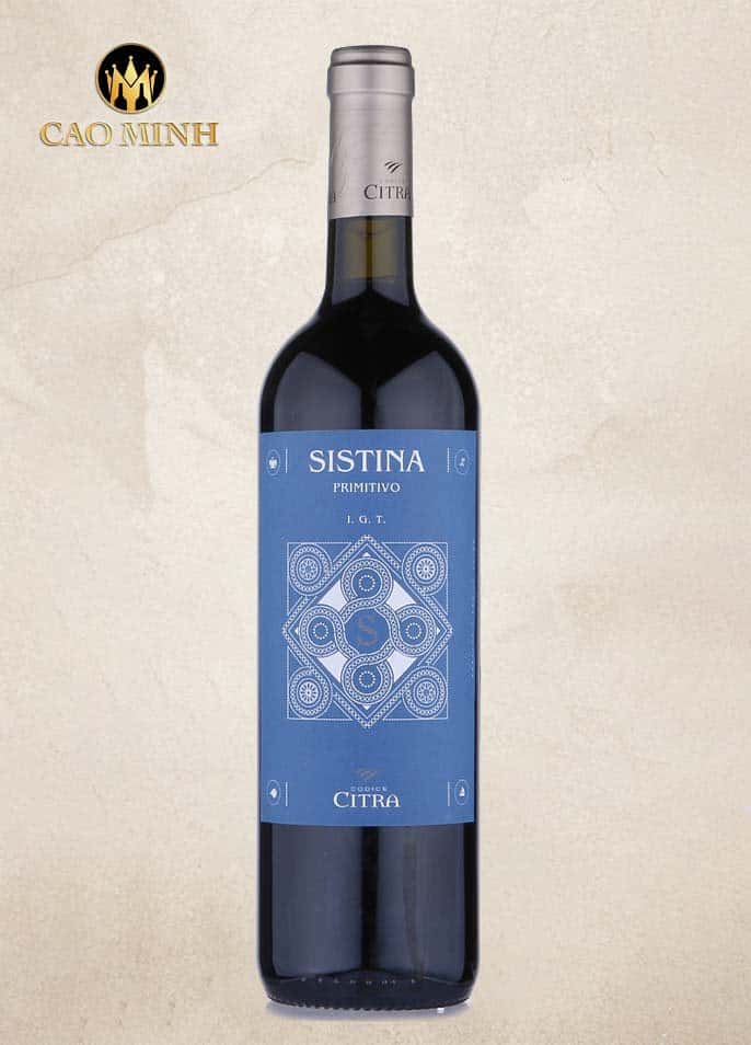 Rượu Vang Ý Sistina Primitivo Terre di Chieti