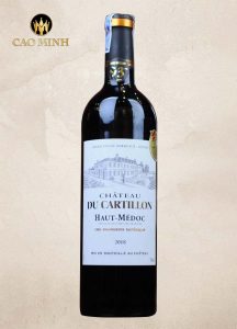 Rượu Vang Pháp Château du Cartillon 2018