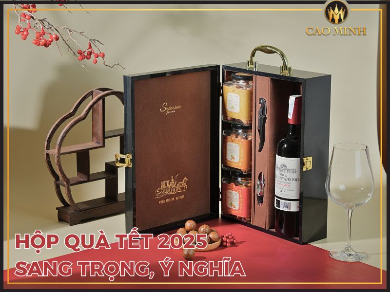 Hộp quà Tết sang trọng, ý nghĩa Hà Nội 2025