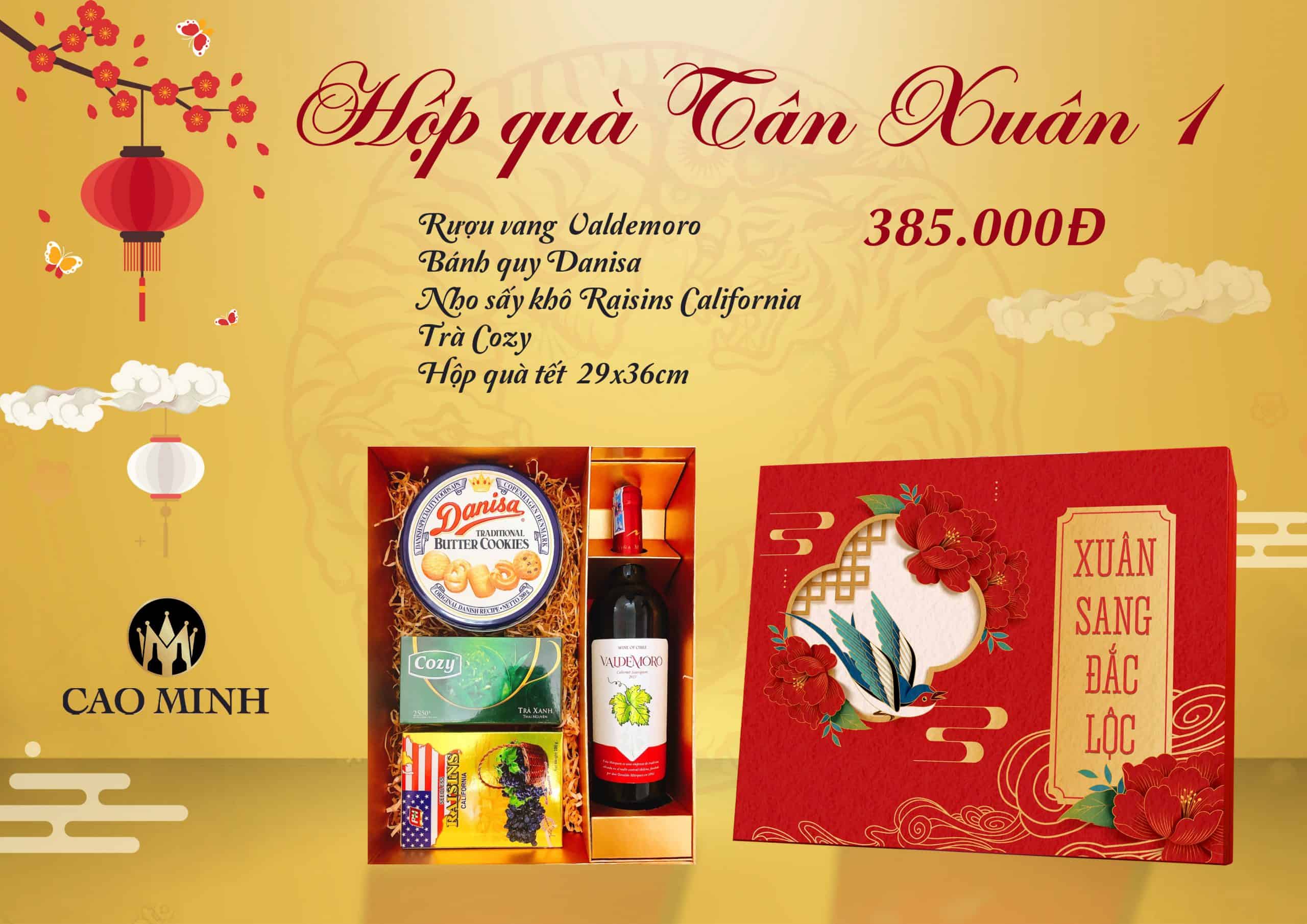 Hộp quà Tết Tân Xuân 
