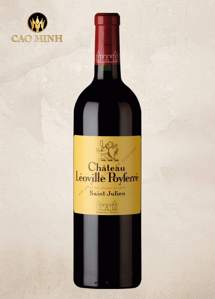 Rượu Vang Pháp Château Leoville Poyferre Saint-Julien Grand Cru Classe 1855