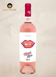 Rượu vang Ý Mimi kiss Moscato rose