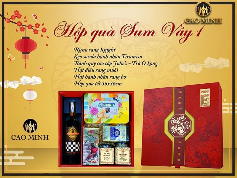 Quà tết rượu vang