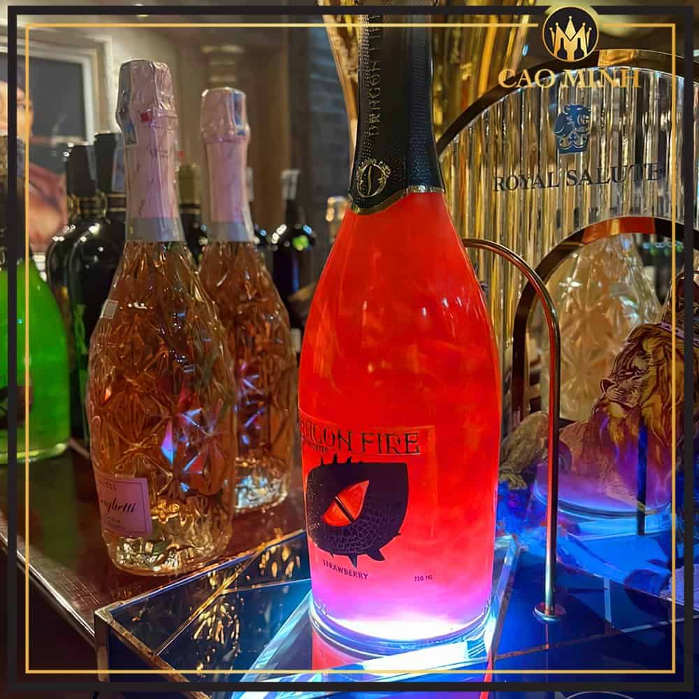 Rượu vang Sparkling Dragon Fire Strawberry – Vang sủi độc đáo luôn có mặt trong mọi bữa tiệc