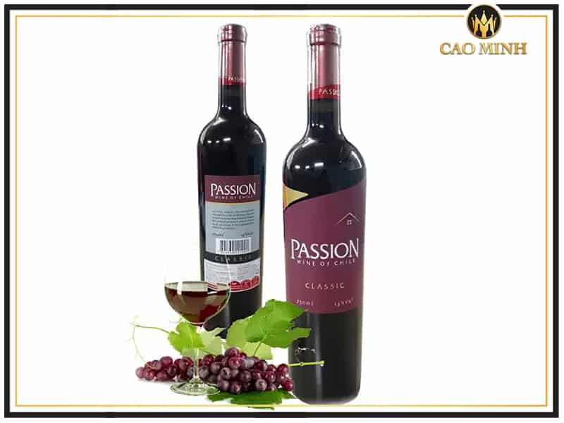 Rượu vang Passion Classic với hương vị nhẹ nhàng