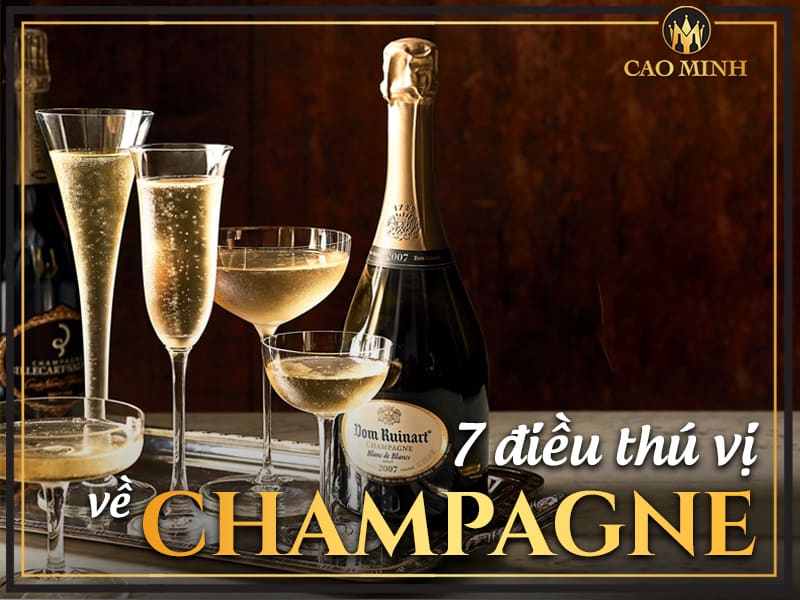 [Tổng hợp] Rượu vang Champagne - 7 điều thú vị về Champagne