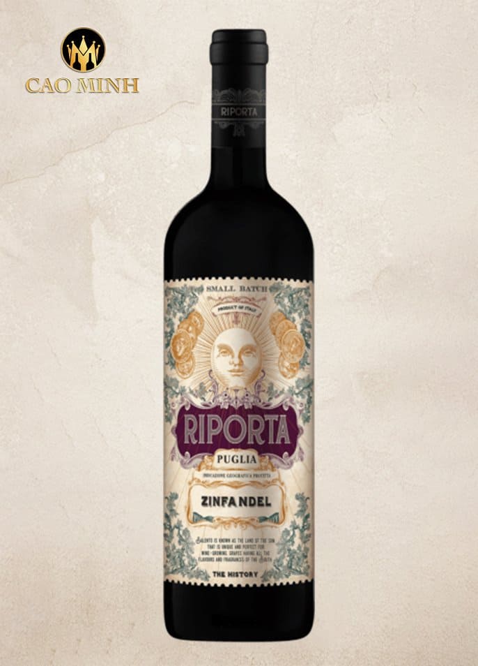 Rượu Vang Ý Riporta Zinfandel Puglia 
