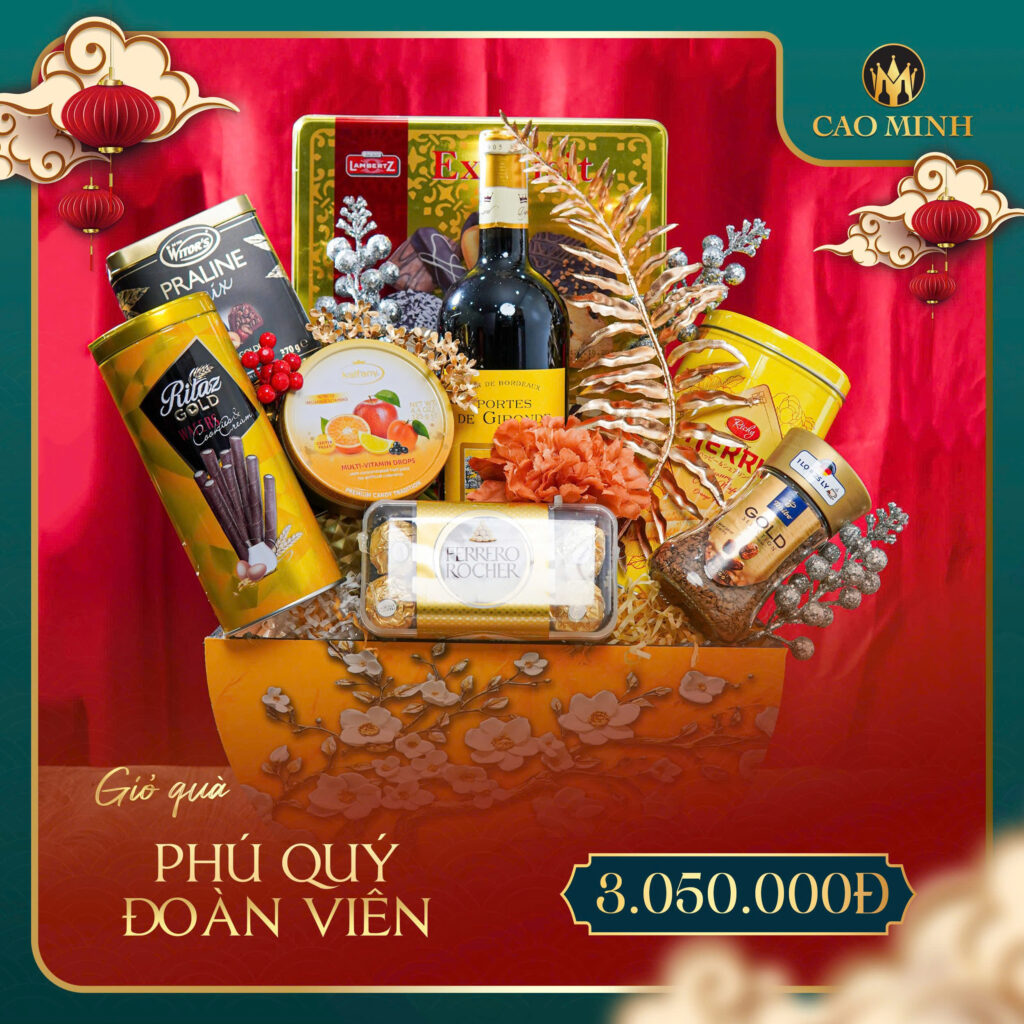 Giỏ quà Tết Phú Quý Đoàn Viên