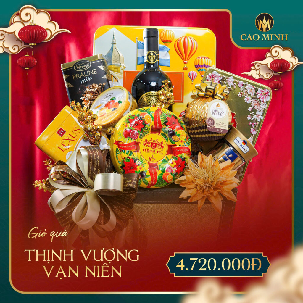 Giỏ quà Tết Thịnh Vượng Vạn Niên