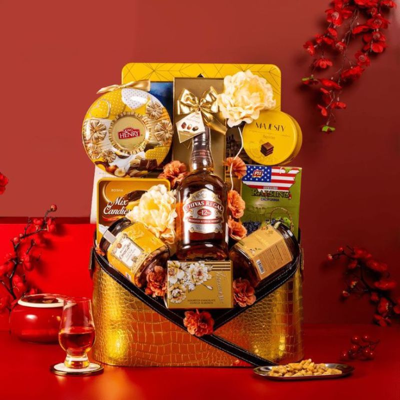 Hộp quà Tết Chivas 18 Blue Signature