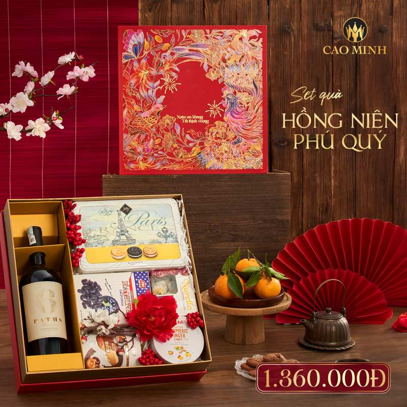 Hộp quà Tết Hồng Niên Phú Quý