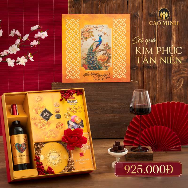 Hộp quà Tết Kim Phúc Tân Niên
