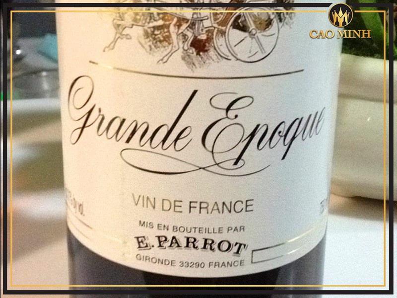 Là cấp độ thấp nhất trong ba cấp bậc phân loại rượu vang của Pháp