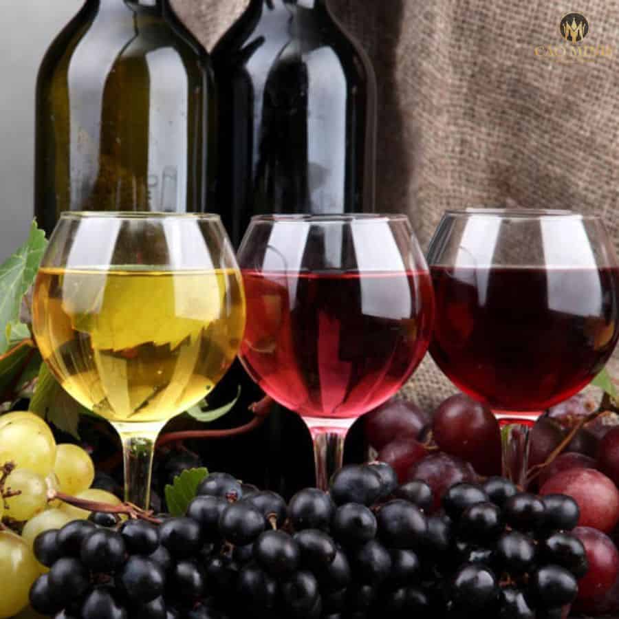 Nho được sử dụng nhiều nhất để sản xuất rượu vang