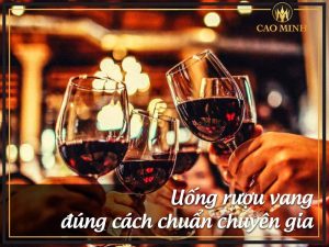 uống rượu vang đúng cách