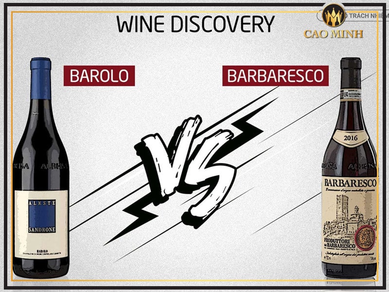 Sự khác nhau giữa barolo and Barbaresco