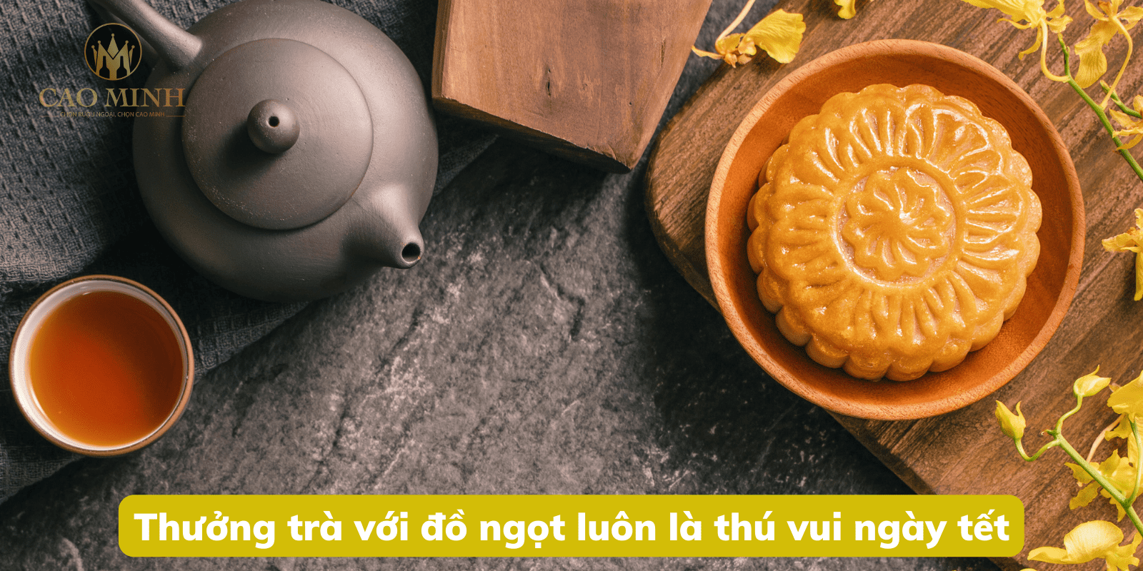 trà với đồ ngọt