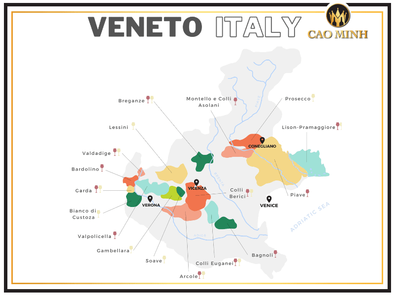  Veneto - một trong những vùng rượu lớn nhất của nước Ý