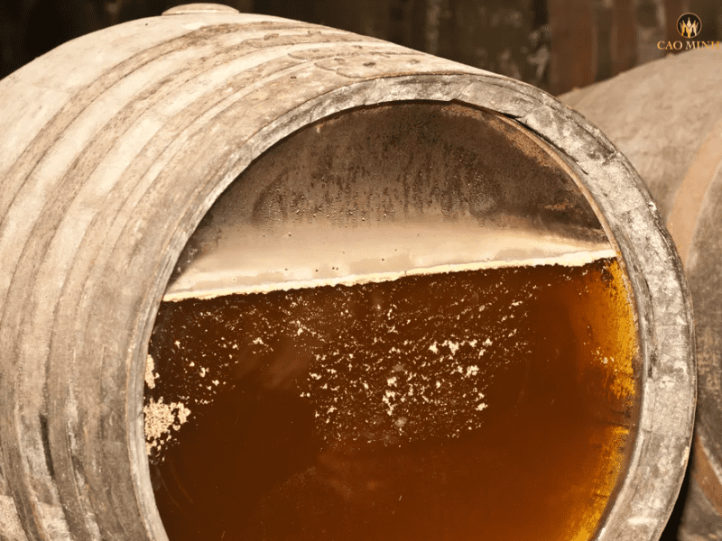 Quá trình ủ tạo nên rượu Cognac