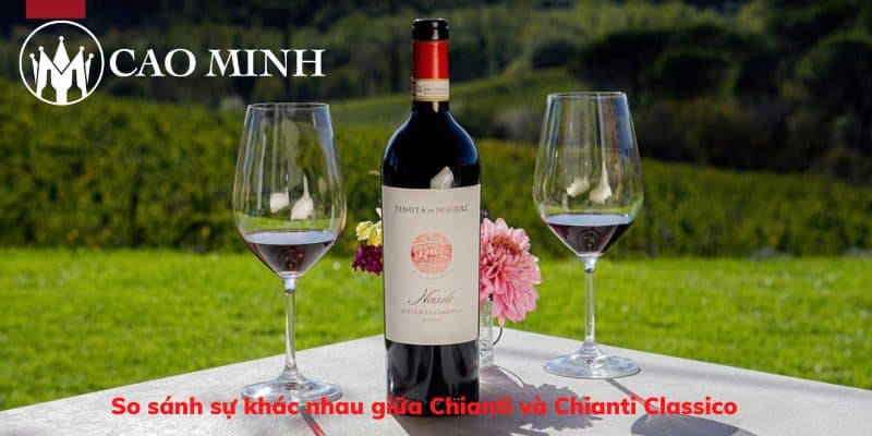 So sánh sự khác nhau giữa Chianti và Chianti Classico