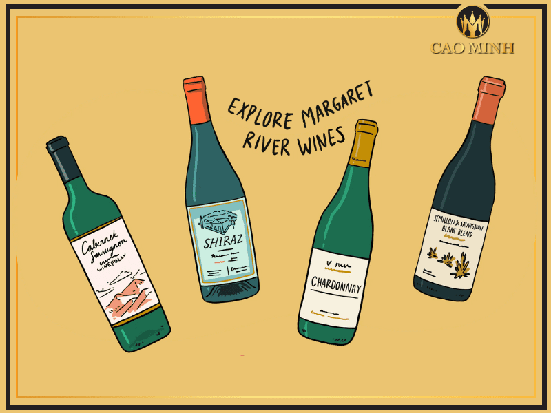Các loại rượu vang đặc trưng của vùng Margaret River