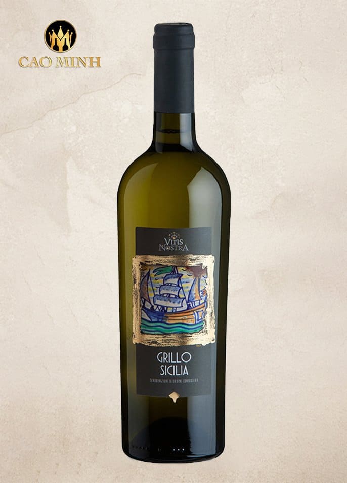 Rượu Vang Ý Grillo Sicilia DOC Vitis Nostra