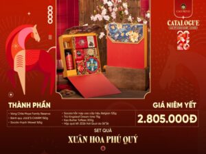 Hộp quà Tết Xuân Hoa Phú Quý