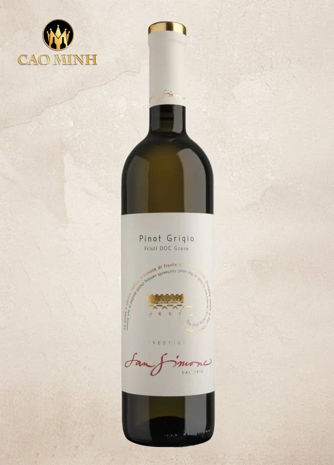 Rượu Vang Ý Prestige Pinot Grigio Fruili DOC Grave
