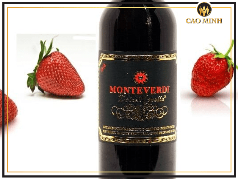 Hương vị tuyệt vời của rượu vang đỏ ngọt Monteverdi Dolce Novella