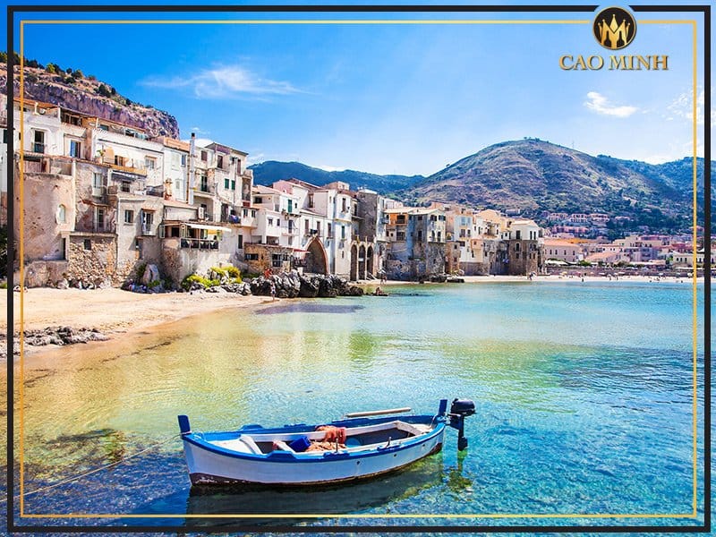 Vùng làm vang Sicily xinh đẹp