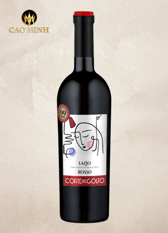 Rượu vang Ý Corte del Golfo Rosso Lazio