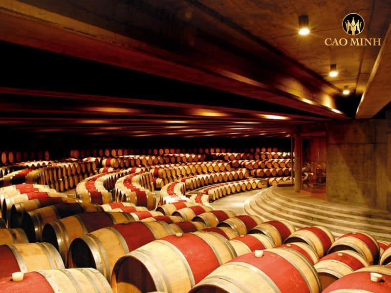 Hầm sản xuất rượu vang của thương hiệu Montes