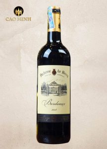 Rượu vang Pháp Duchesse de Berry Vin de Bordeaux