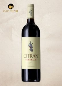 Rượu vang Pháp Le Bordeaux de Citran