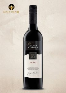 Rượu vang Úc George Wyndham Bin 555 Shiraz
